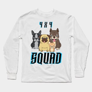 Dog lovers,friends for life. Long Sleeve T-Shirt